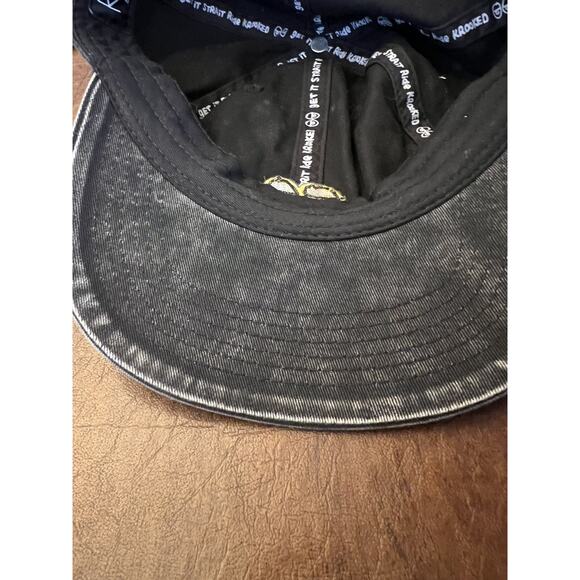 KROOKED EYES Faded Black denim Patterned - Picture 4 of 5